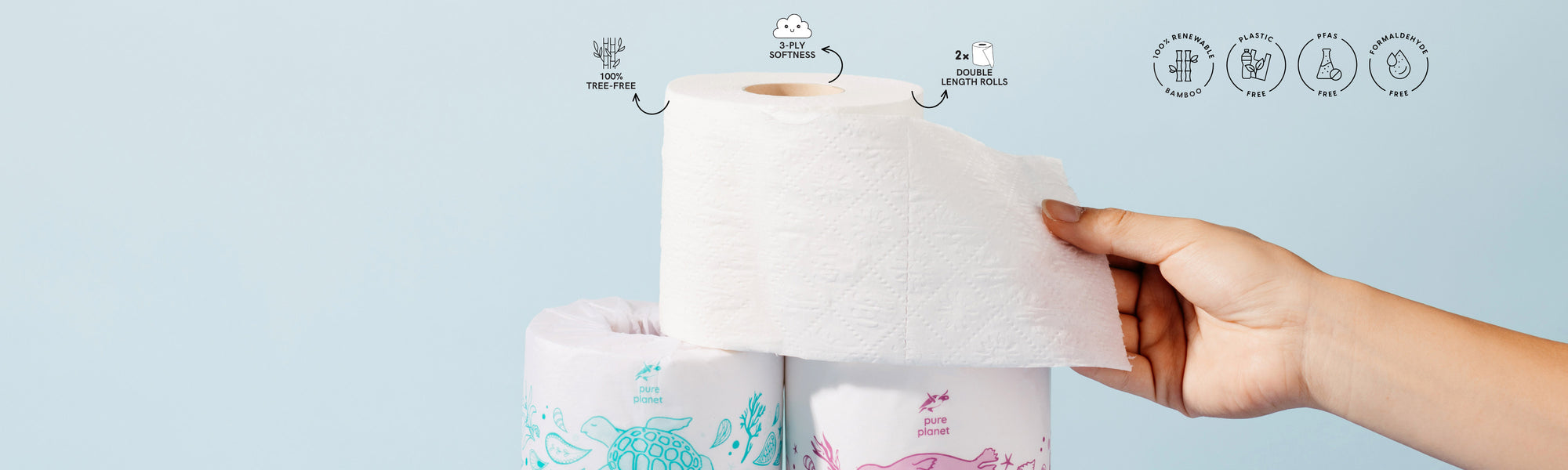 Bamboo Toilet Paper Banner