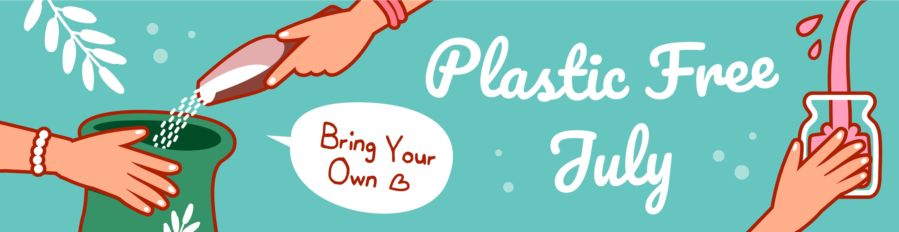 Plastic Free July Graphic
