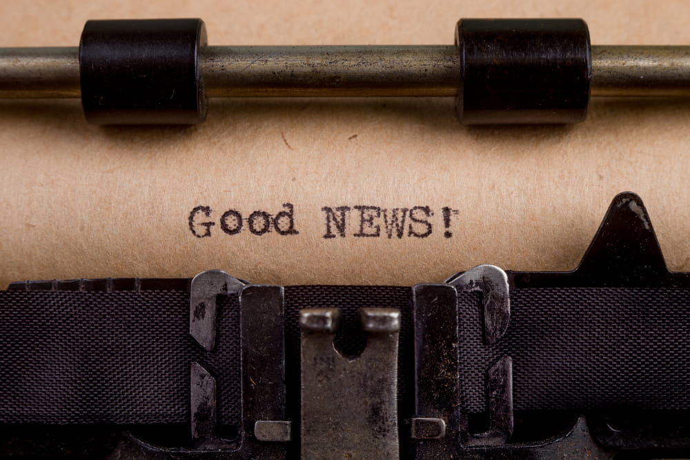 "Good News!" type writer